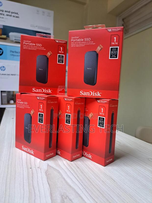 Sandisk E30 Portable External SSD 1tb - main view