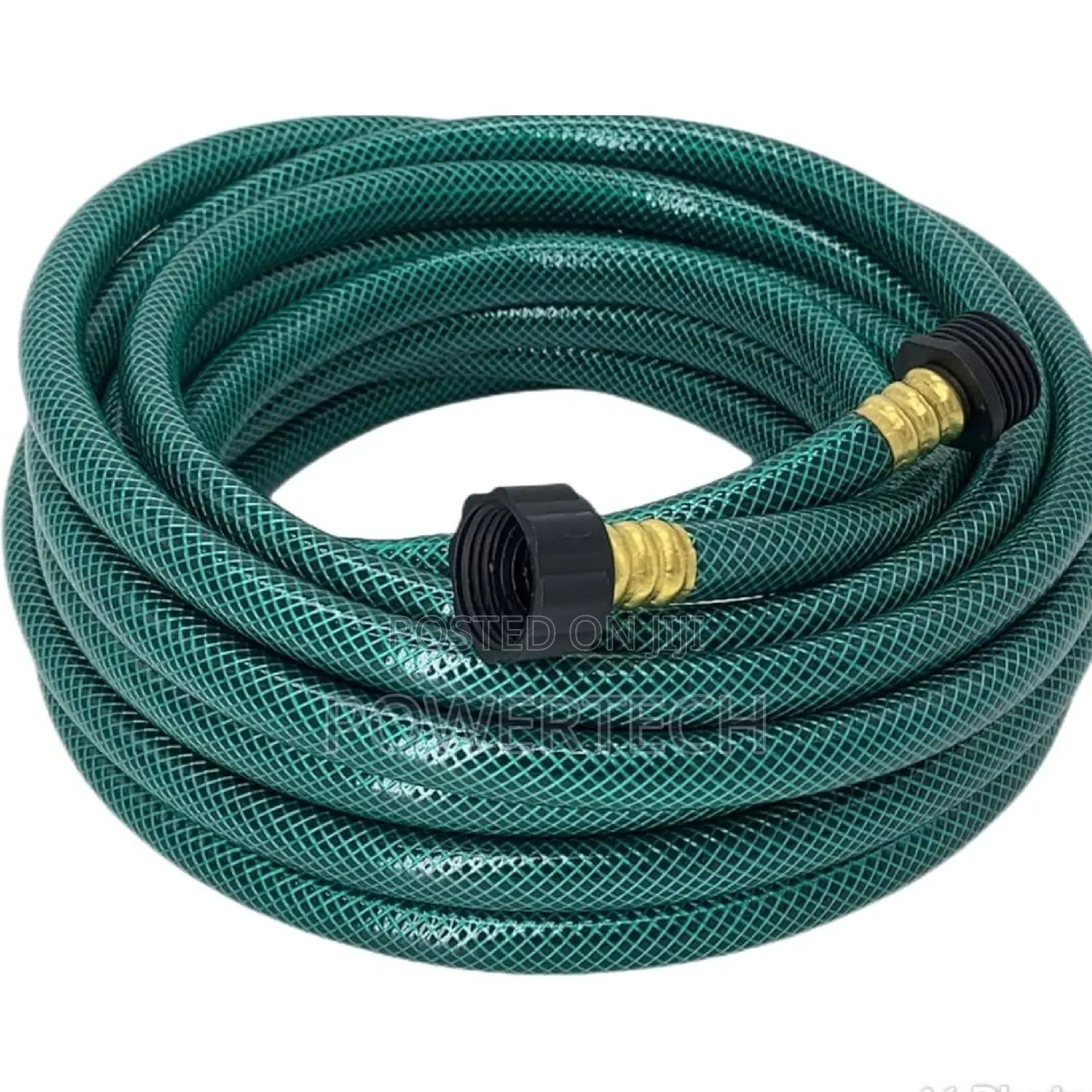Green Braided Hose Pipe 3/4 Inch by 50 Metres: