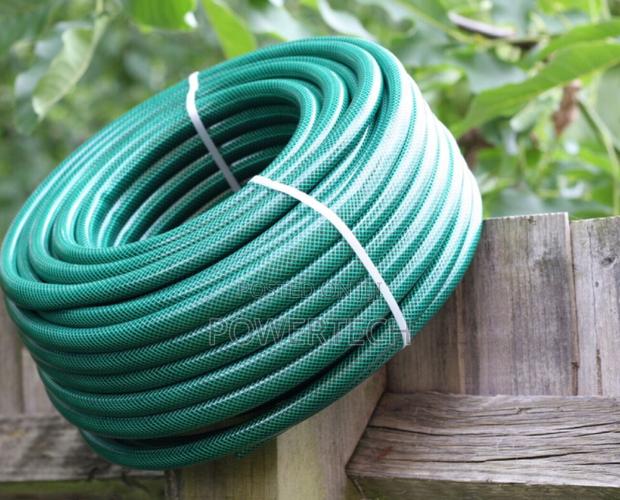 1 Inch by 50 Metres Hose Braided Pipe-Green.
