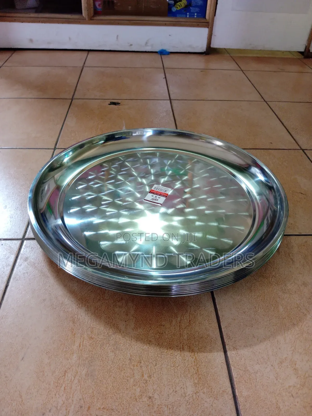 50cm Diameter Sinia/Stainless Tray/Round Sinia