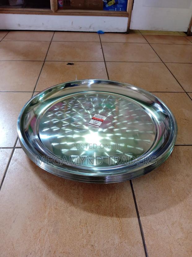 50cm Diameter Sinia/Stainless Tray/Round Sinia