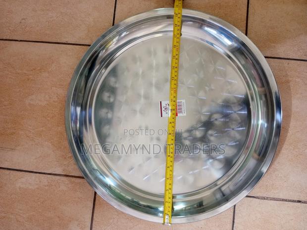 50cm Diameter Sinia/Stainless Tray/Round Sinia - thumbnail 2