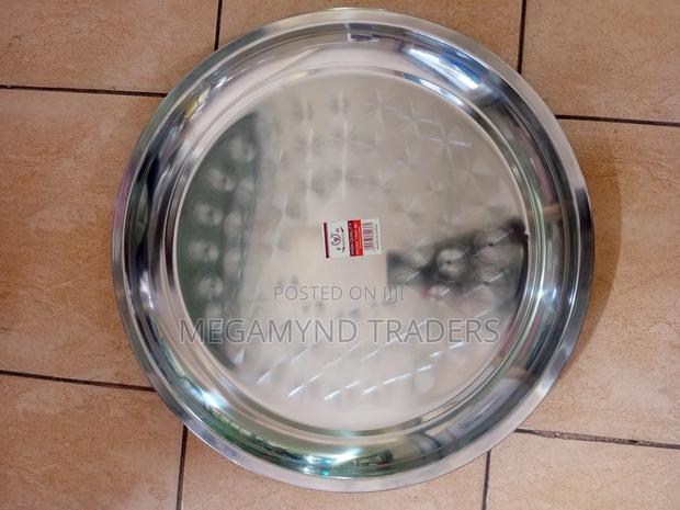 50cm Diameter Sinia/Stainless Tray/Round Sinia - thumbnail 3