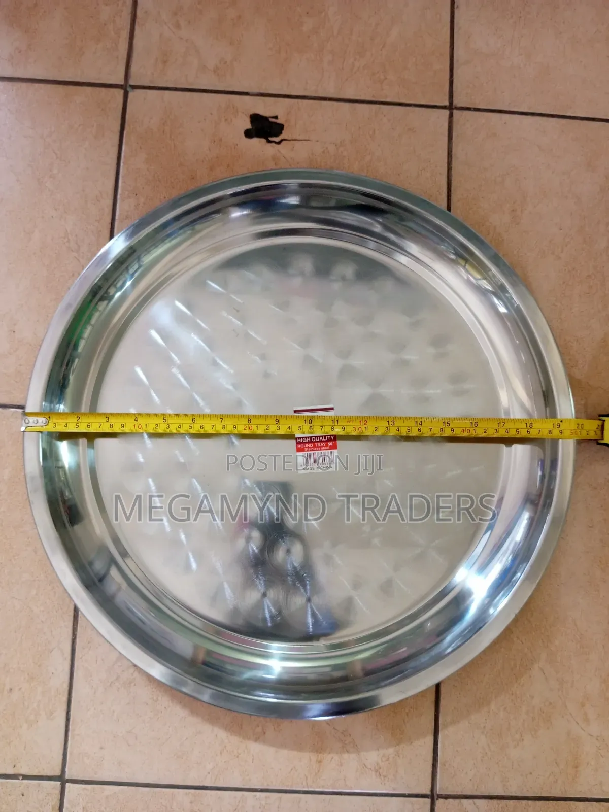 50cm Diameter Sinia/Stainless Tray/Round Sinia