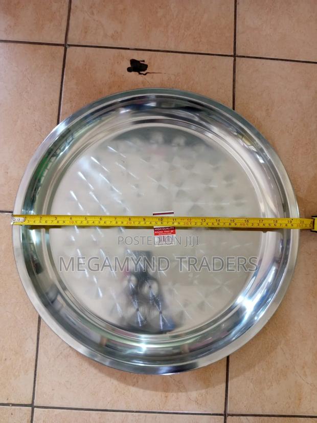 50cm Diameter Sinia/Stainless Tray/Round Sinia - thumbnail 4