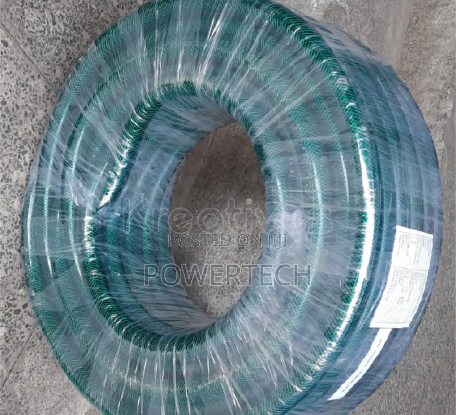 1 Inch by 30metre Hose Braided, Green Braides Pipe