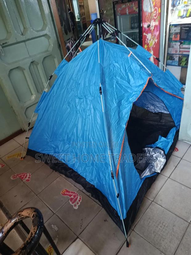 Camping Tent 2-5 People Blue - main view