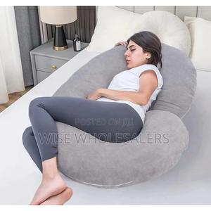 Imported Velvet C Shape Pregnancy Pillow - main view