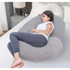 Imported Velvet C Shape Pregnancy Pillow