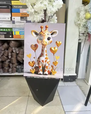 Mini Giraffe A3 Wall Art Wall Hanging