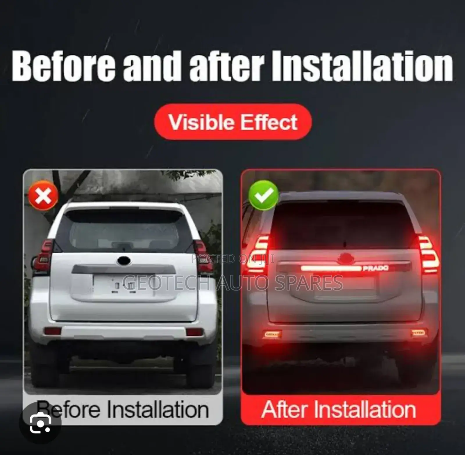 Toyota Prado Fj 120 Led Boot Handle