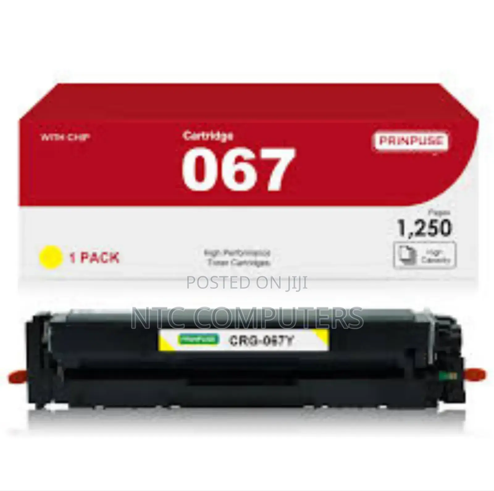 Canon 067 Yellow Toner Cartridge Colour Image Class Lbp631
