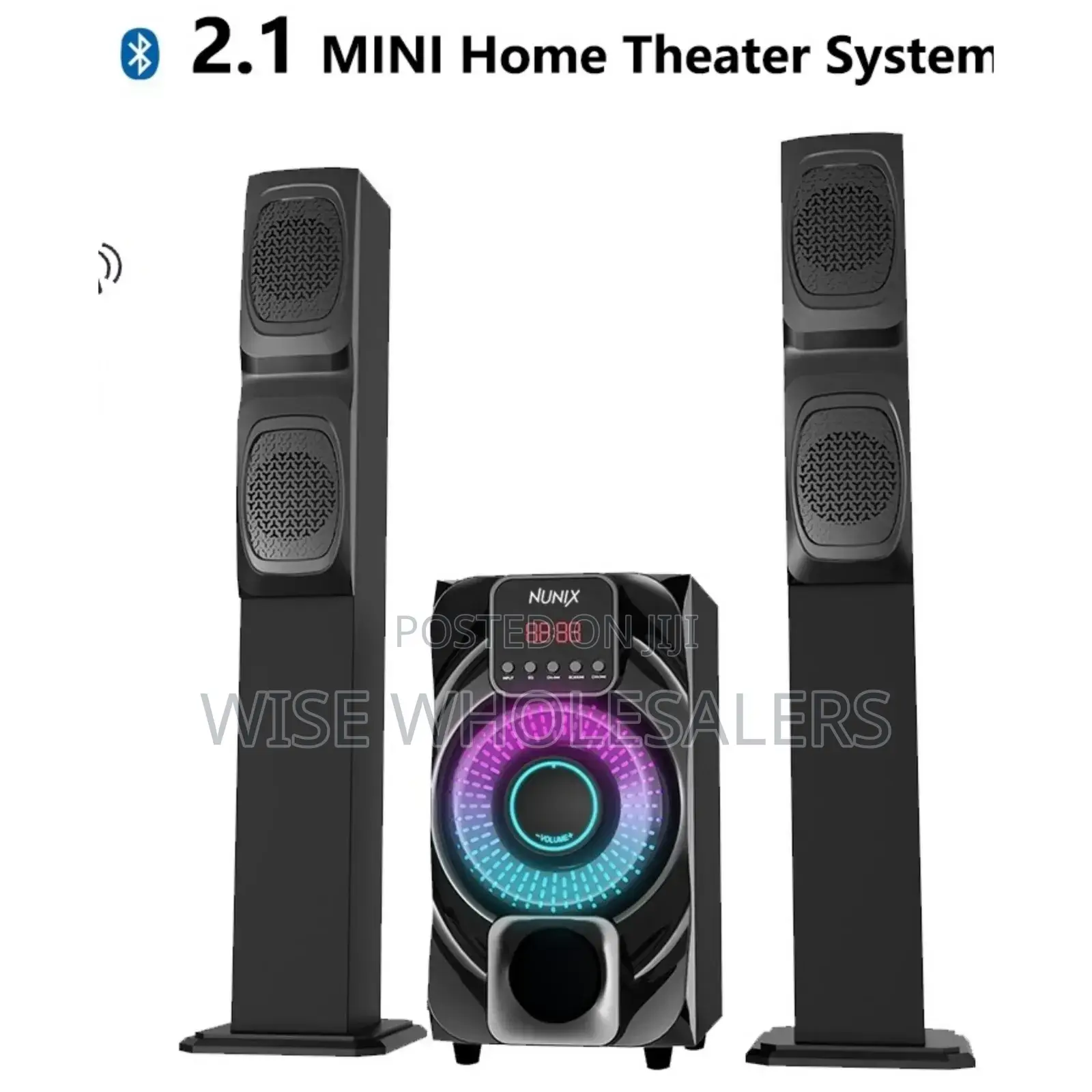 Nunix 2.1ch Nu- M11 Home Theater Speaker System Tall Boy