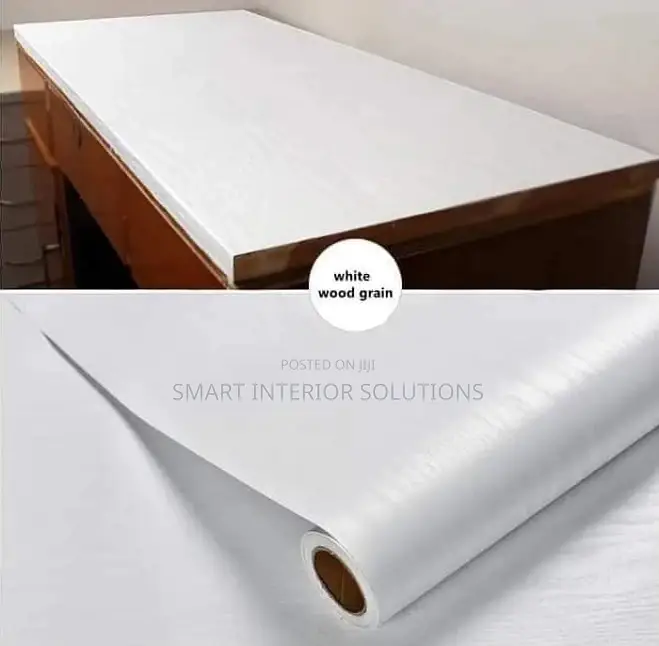 Plain White Matte Contact Wallpaper