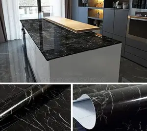 Black Marble Contact Wallpaper