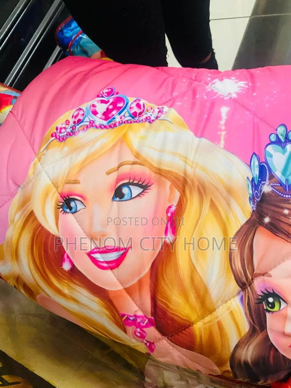 Pinkish Disney Cartoon Kids Duvet Set Available
