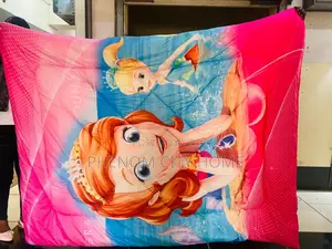 Pinkish Disney Cartoon Kids Duvet Set Available