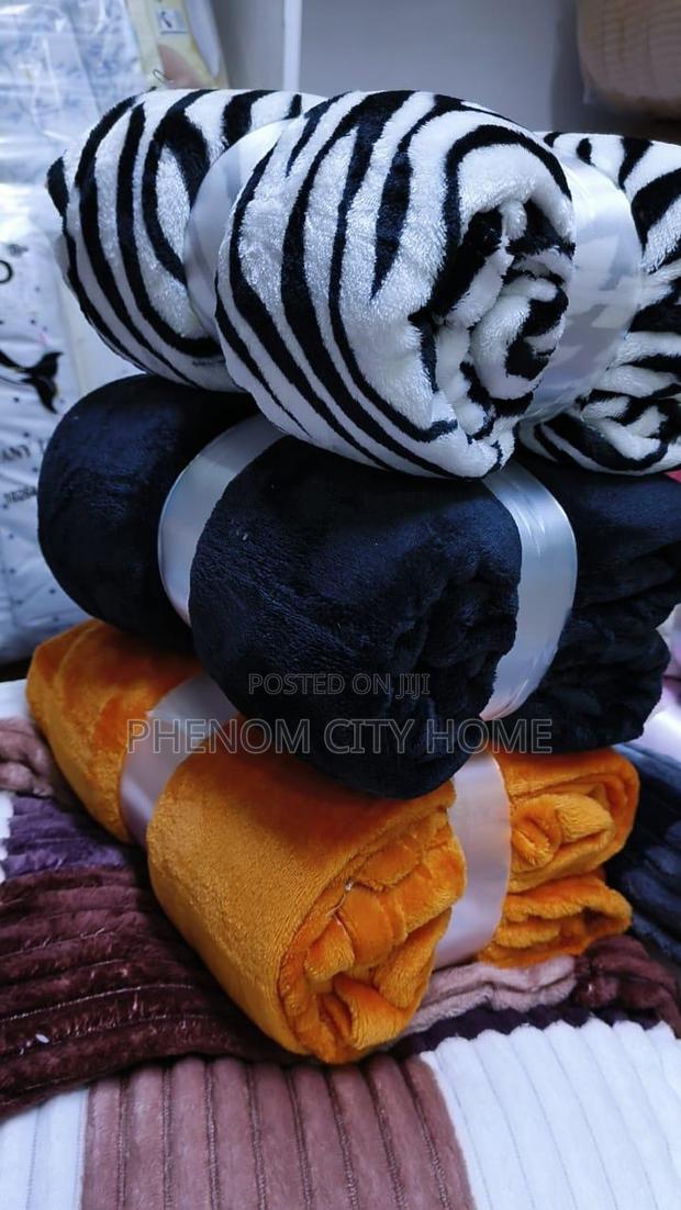 Plains and Patterned Soft Fleece Blankets Available - thumbnail 2