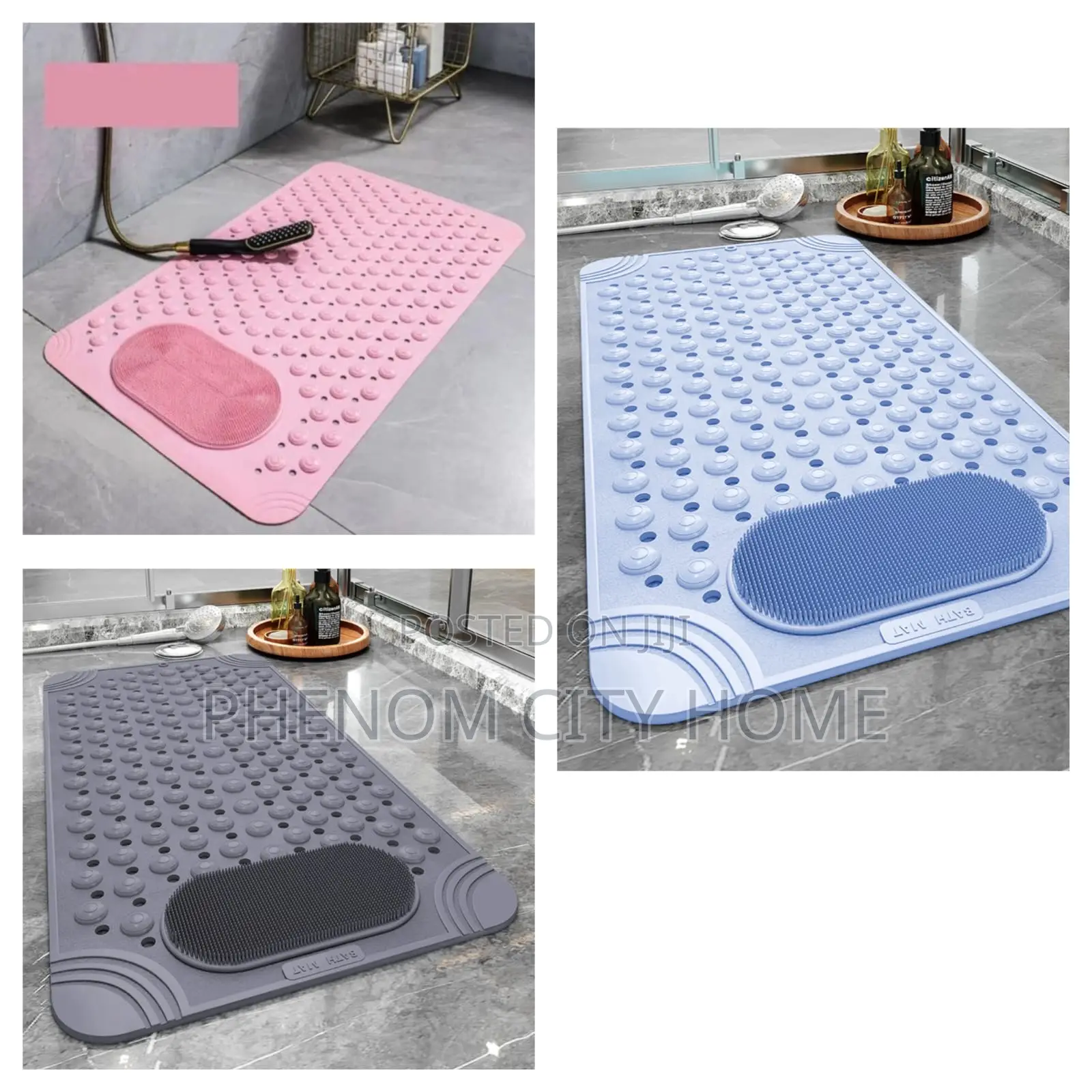 Big Size Bathroom Mat With Massager Available