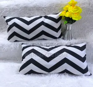 Stripped Lumbar Decorative Throwpillow Covers