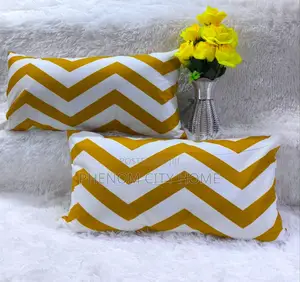 Stripped Lumbar Decorative Throwpillow Covers