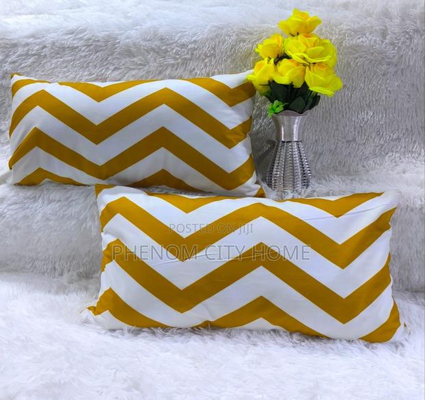 Stripped Lumbar Decorative Throwpillow Covers - thumbnail 2