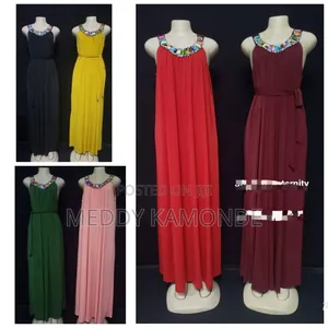 Designer Red Maternity Long Dress