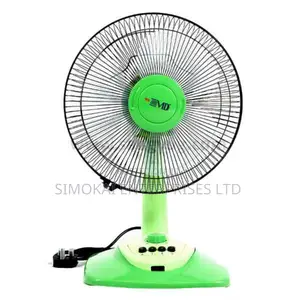 Table Fan 12inch, Green Color 3pc Pp Blade