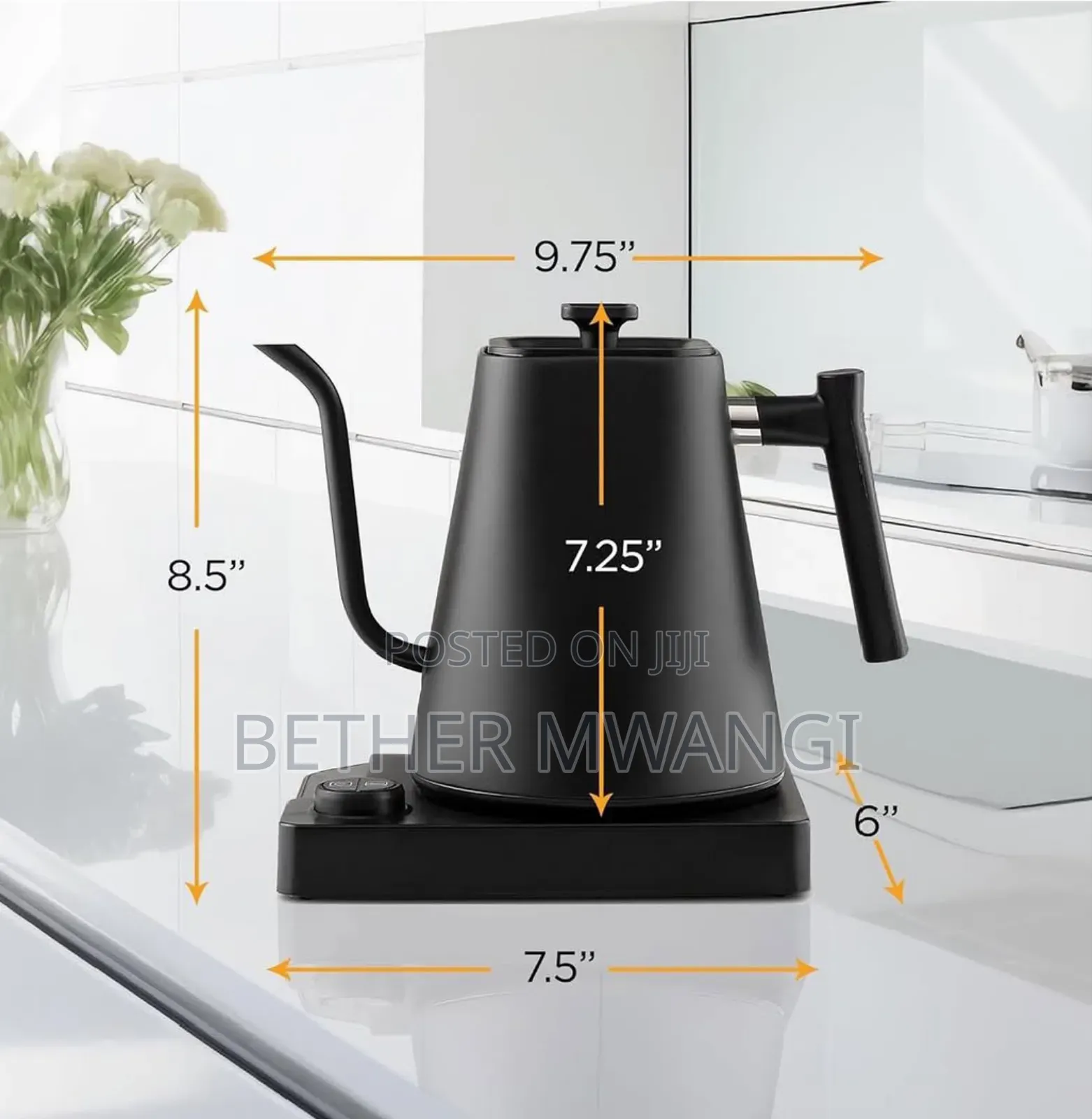 Electric Gooseneck Kettle in Kenya