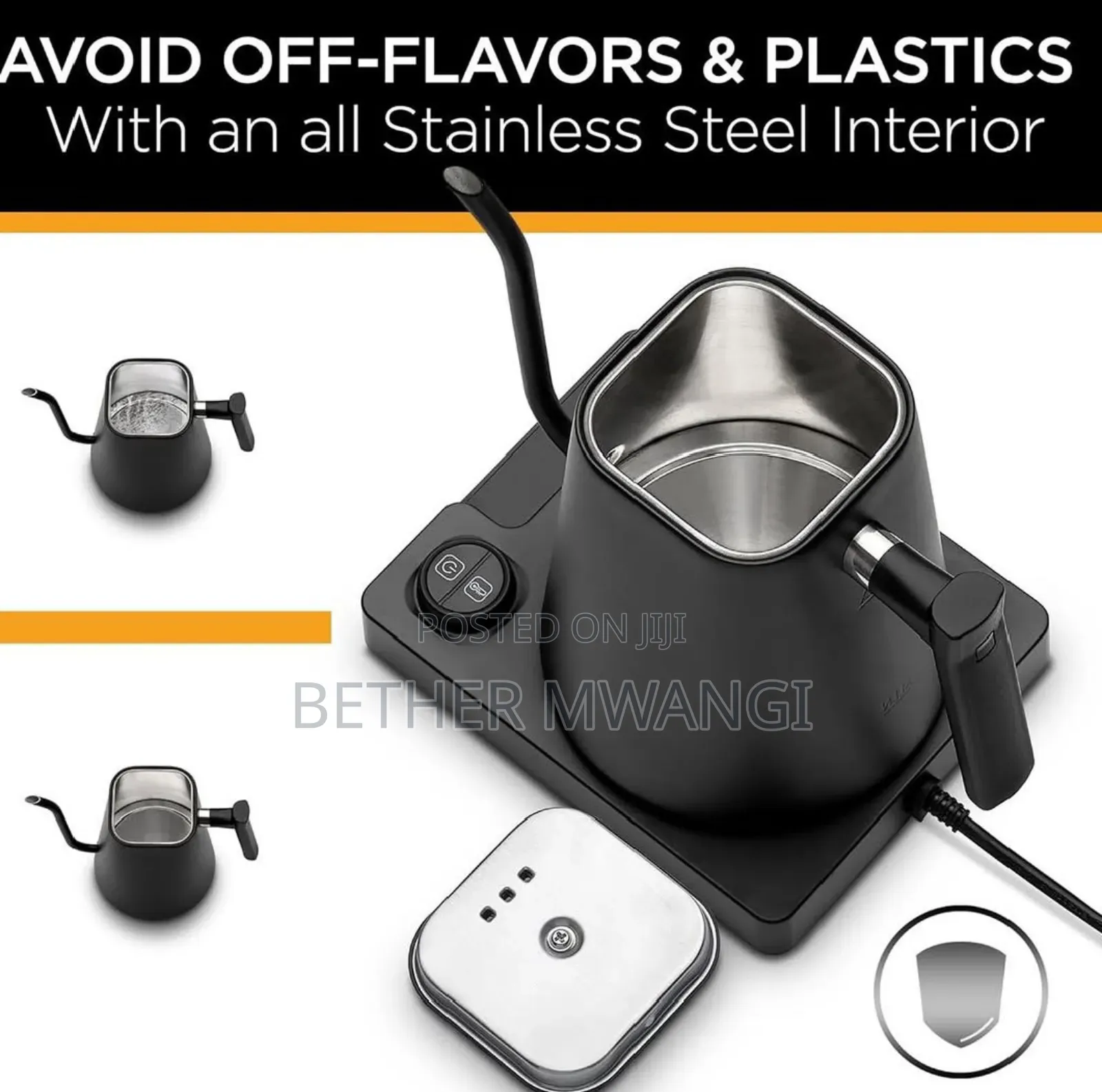 Electric Gooseneck Kettle in Kenya