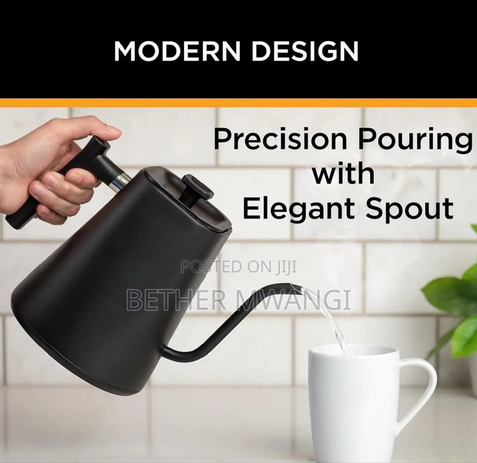 Electric Gooseneck Kettle in Kenya