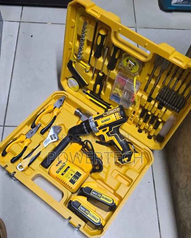Dewalt 36v Cordless Toolkit 108pcs Set 2 Batteries . - main view