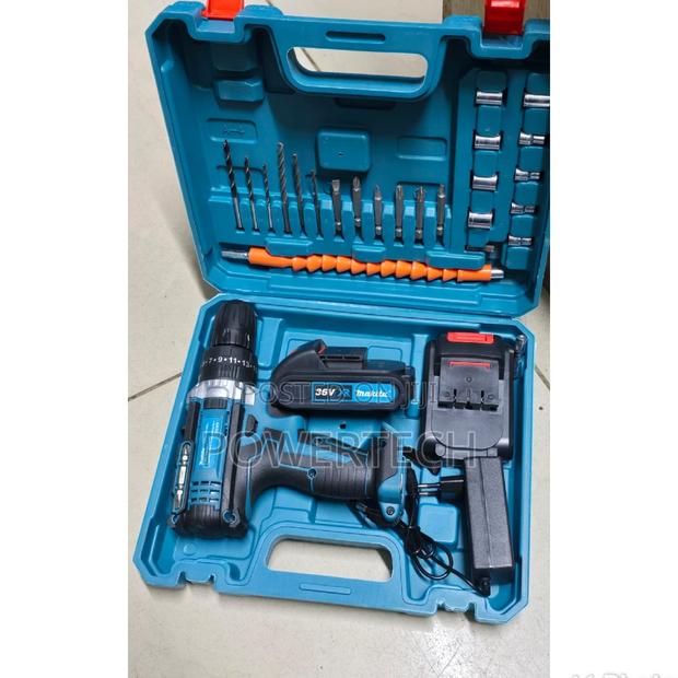 Makita 36v Cordless Drill 
With Accessories . - main view