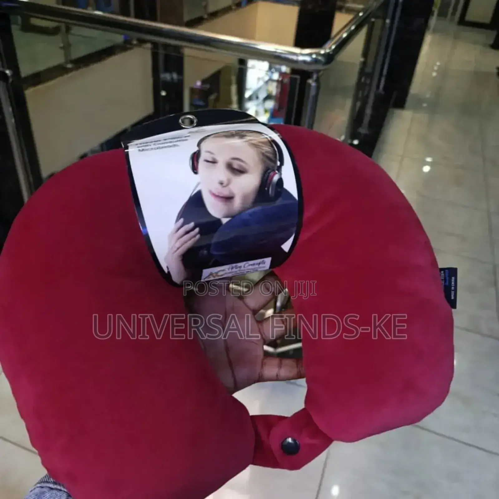 Light Weight Soft Fibre Filled -Travel Neck Pillow
