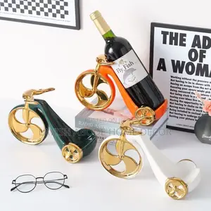 Ceramic Wine Bottle Holder Available in White and Orange