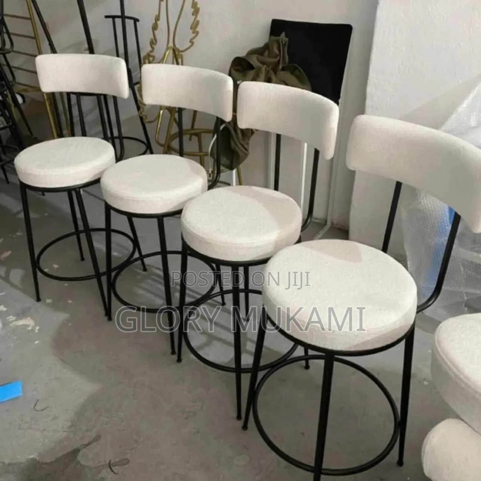 White Kitchen Bar Stools