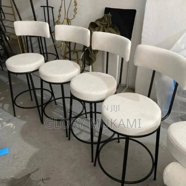 White Kitchen Bar Stools - main view