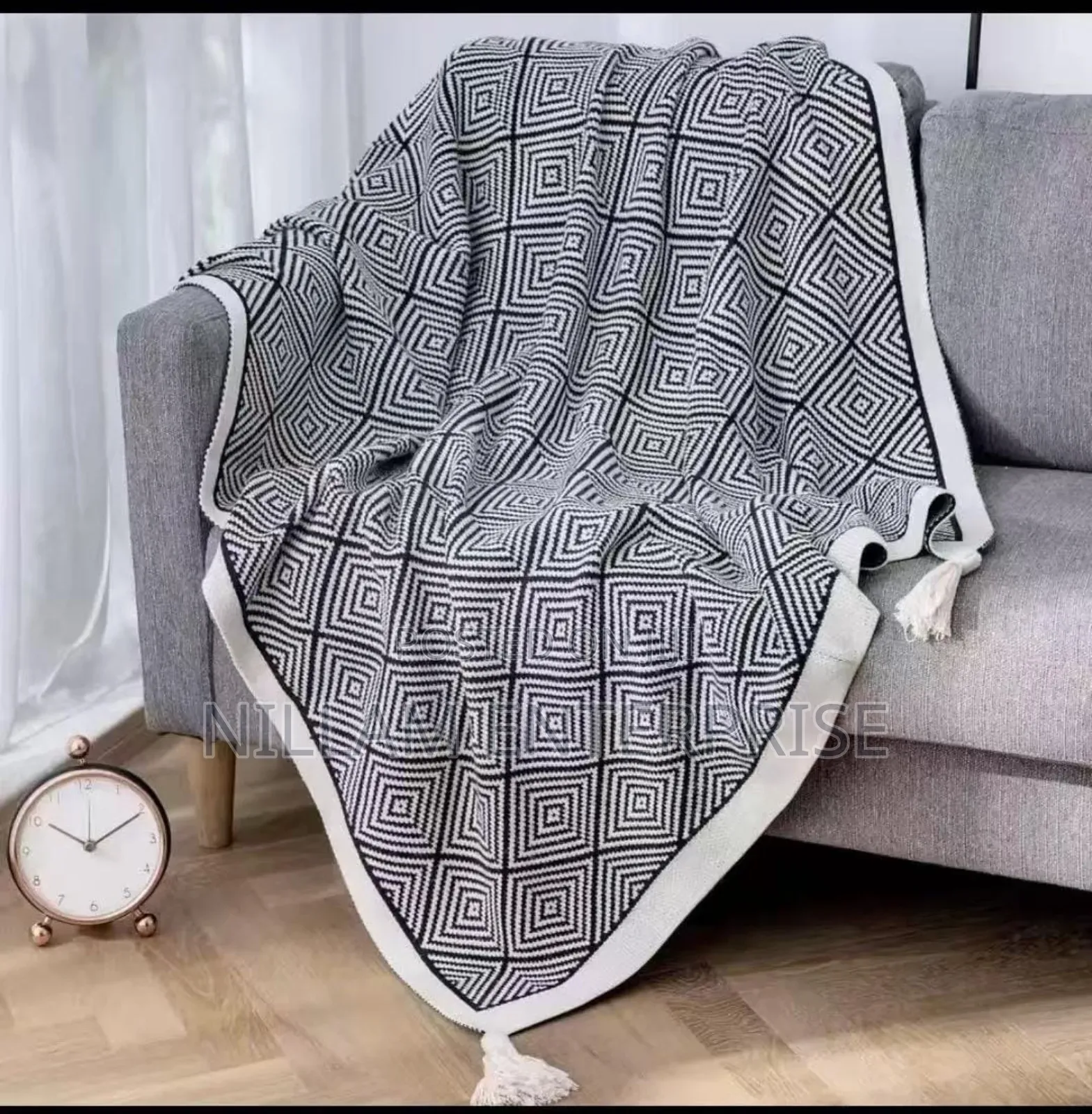 Bohemian Knitted Throw Blankets