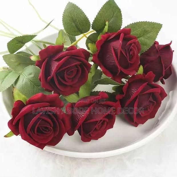 Artificial Single Rose Stem Flower - thumbnail 3