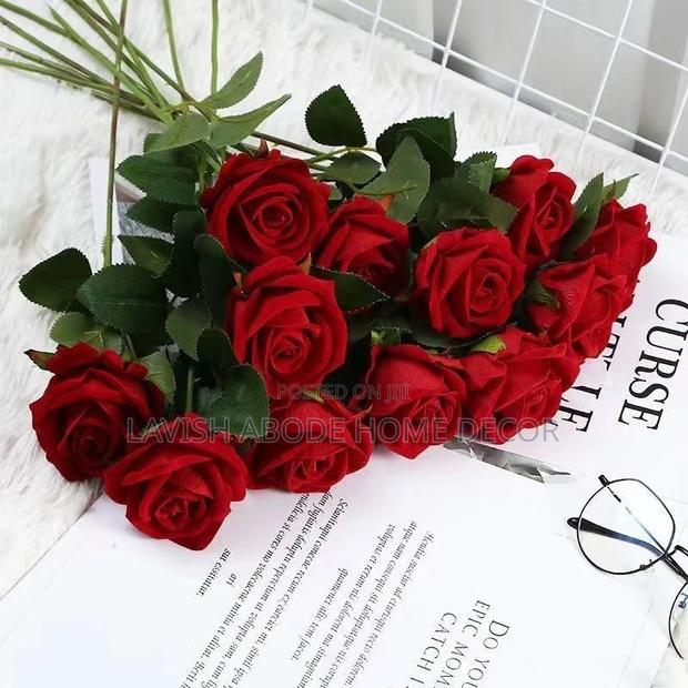 Artificial Single Rose Stem Flower - thumbnail 6
