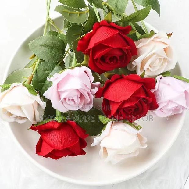 Artificial Single Rose Stem Flower - thumbnail 5