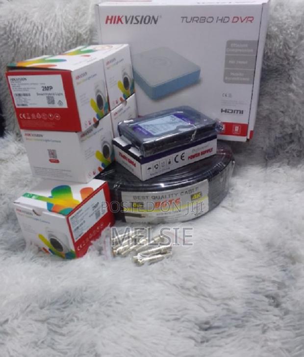 Hikvision 4 CCTV Camera 1080p Full Colored Complete System - main view