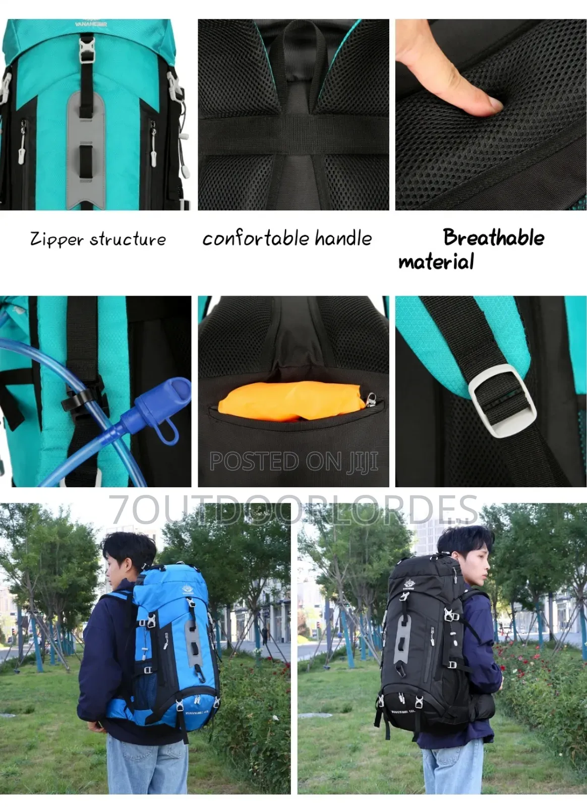 60l Hiking Bag Backpack Rucksack