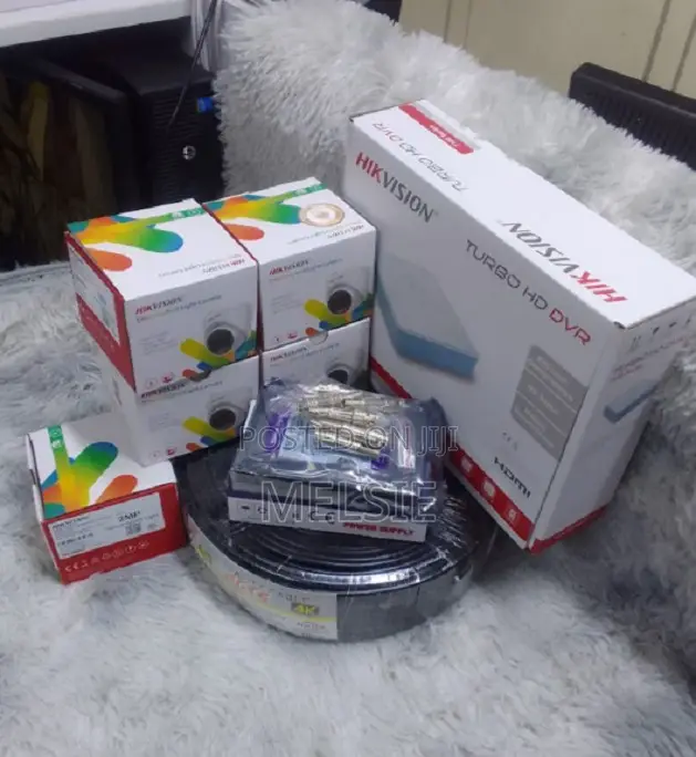 Hikvision 4 Channel CCTV Kit 24/7 Full Time Colored 2mp