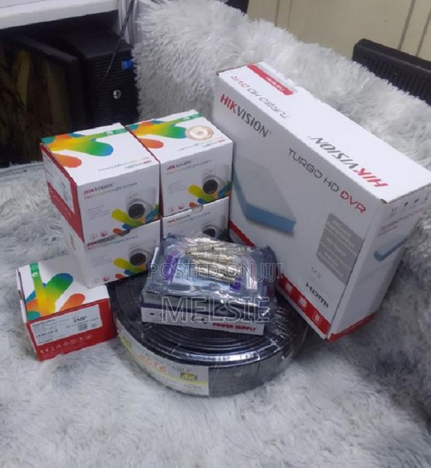 Hikvision 4 Channel CCTV Kit 24/7 Full Time Colored 2mp