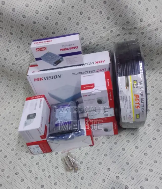 Hikvision 4 1080p 2mp CCTV Cameras Full Kit Security
