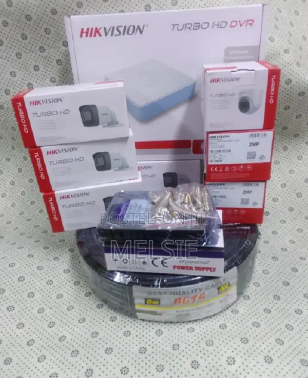 Hik Vision 4 Channel Security Cameras Complete System Kit