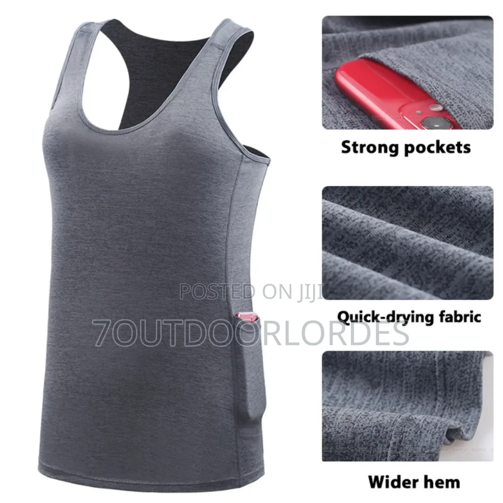 Ladys Gym Workout Running Vest