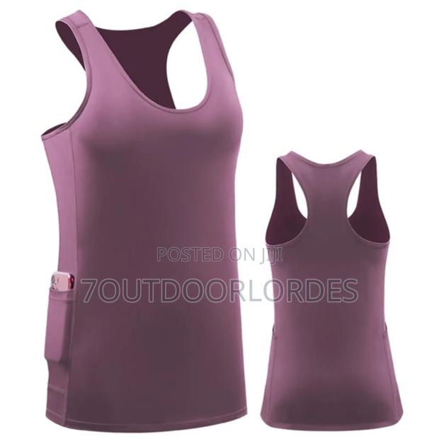 Ladys Gym Workout Running Vest - thumbnail 5