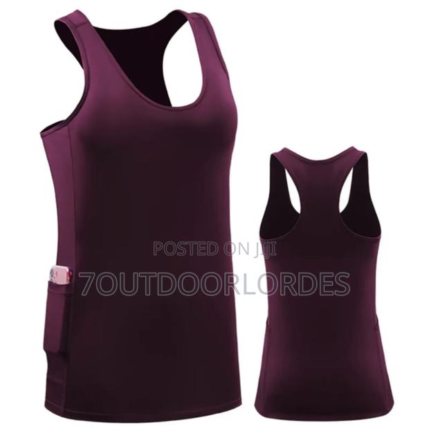 Ladys Gym Workout Running Vest - thumbnail 8